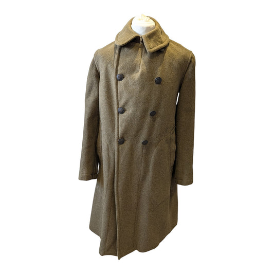 WW1 US Army AEF M-1917 Sergeant's Greatcoat Dated August 1918 & Named