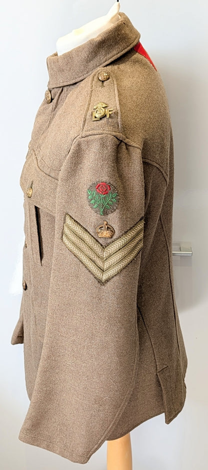 WW1 1902 Pattern ORs Tunic Jacket Lancashire Fusiliers Staff Sergeant 1916