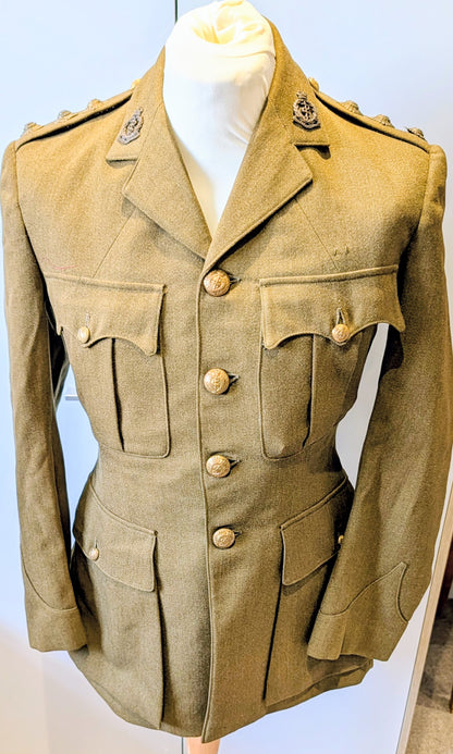 WW1 British Army Captain's Uniform Jacket Royal Army Medical Corps RAMC Named