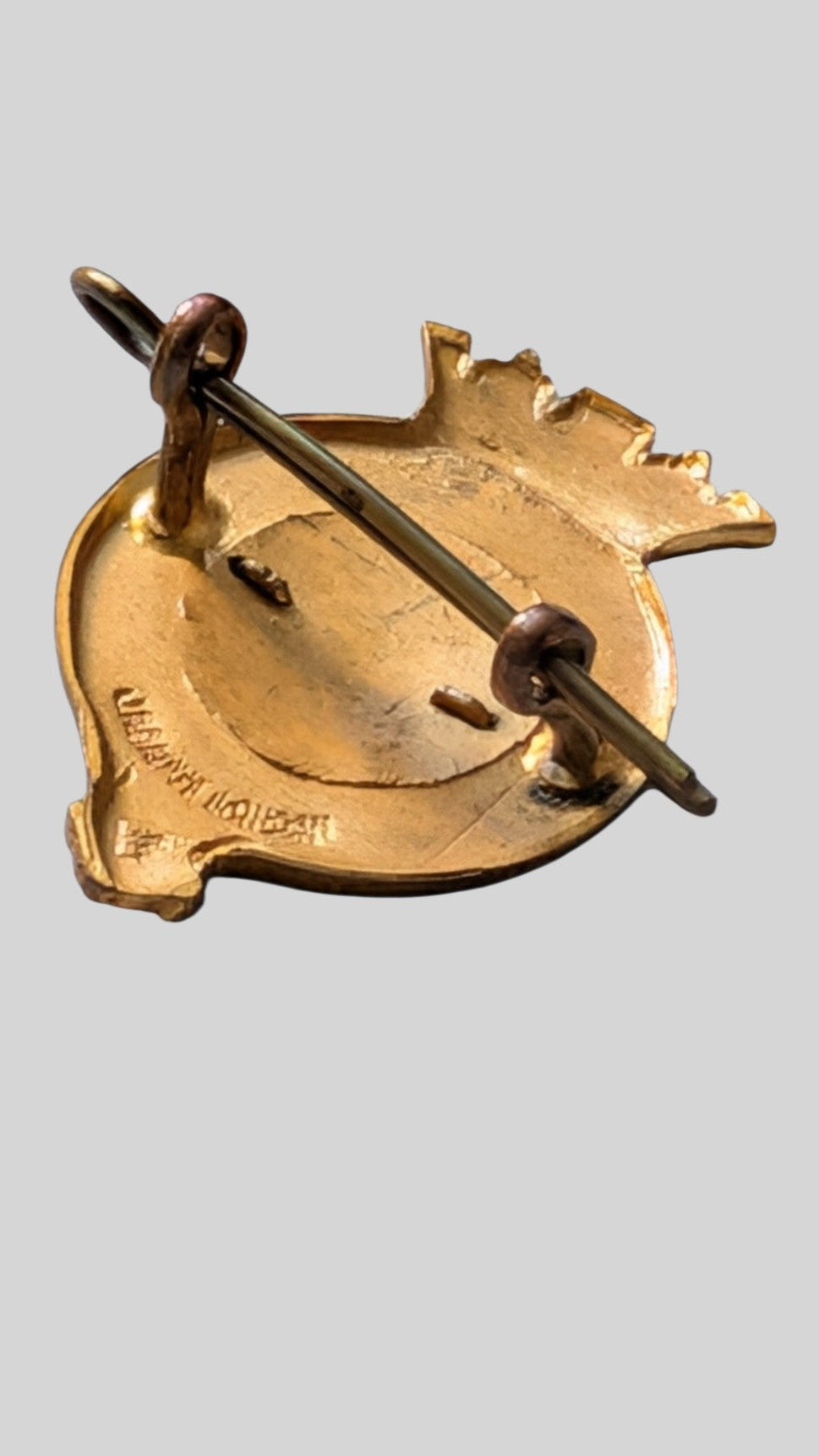 Rare Duke Of Lancaster's Own Regiment Officer's Gilt Cap Badge
