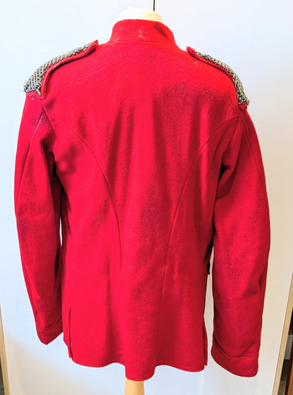 Rare Victorian British Army Cavalry Scarlet Wool Working Jacket