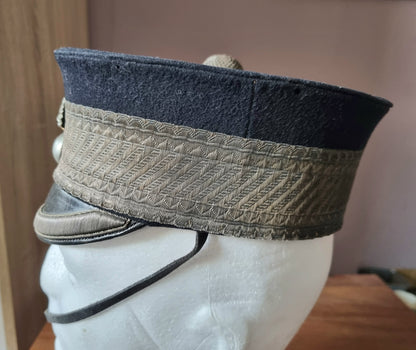 SOLD! Victorian Royal Engineers Volunteers 1880 Pattern Forage Cap & Chinstrap