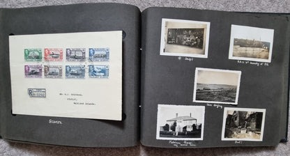 SOLD! Unusual WW2 British Army Falkland Islands Photo Album, 1943