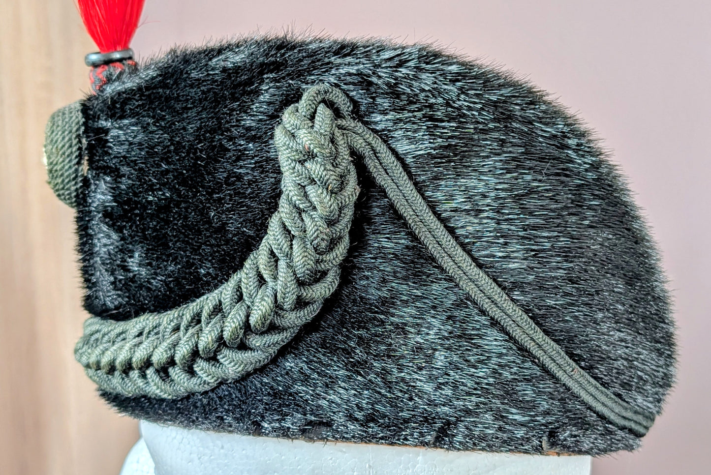 Fantastic Rare Victorian British Army St George's Rifles fur Busby