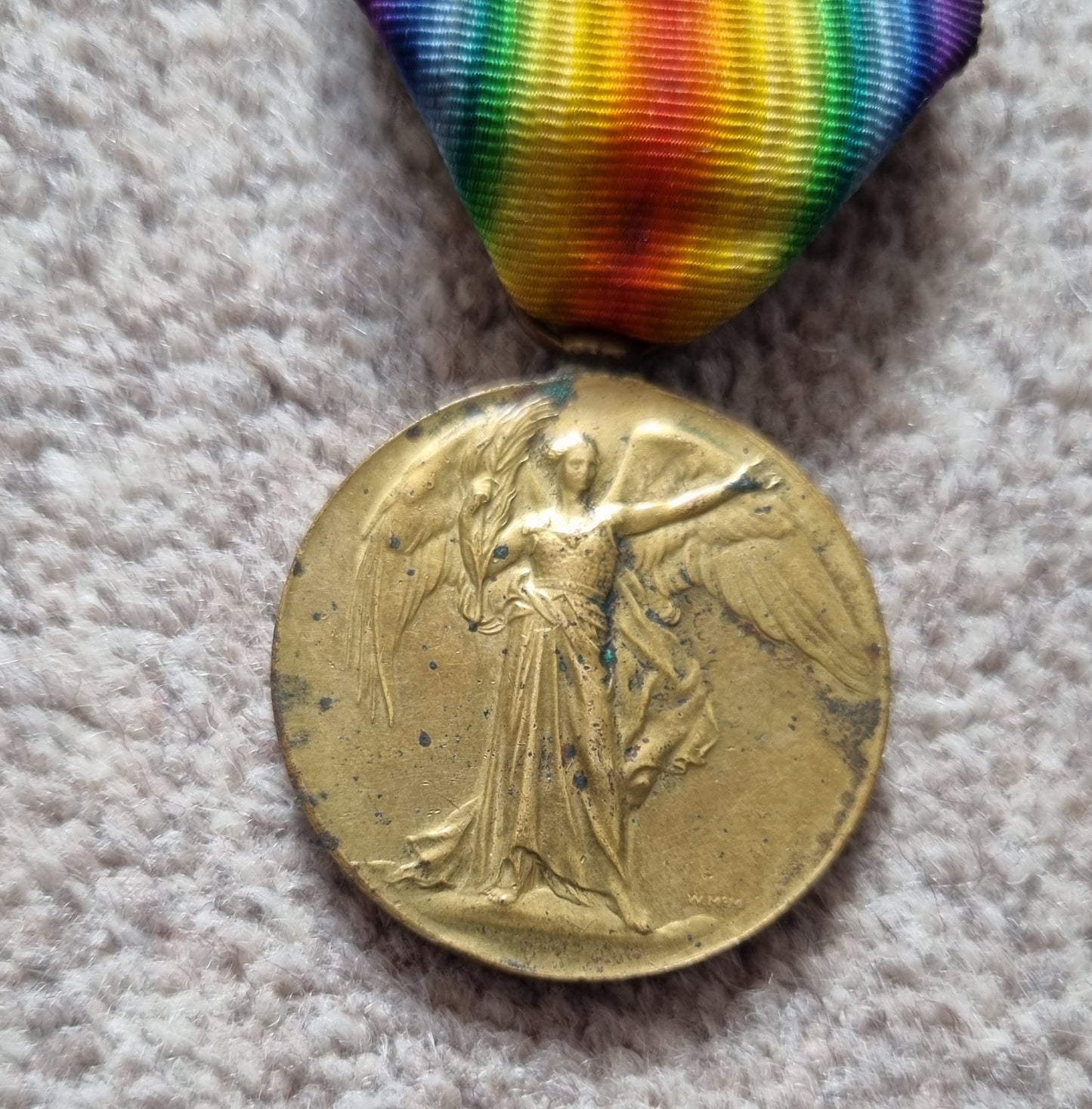SOLD! WW1 British Medal Trio to George Deakin, 355 Siege Battery, Royal Garrison Artillery, Demoted at Own Request