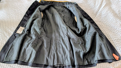 Vintage Royal Marines Tunic Bandsman RM Band Jacket Yellow Braid 1980s