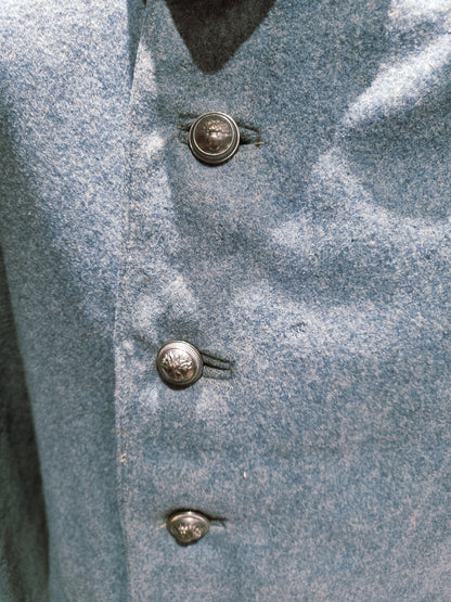 Rare WW1 French Army Horizon Blue M1915 Greatcoat 121st Infantry Regt