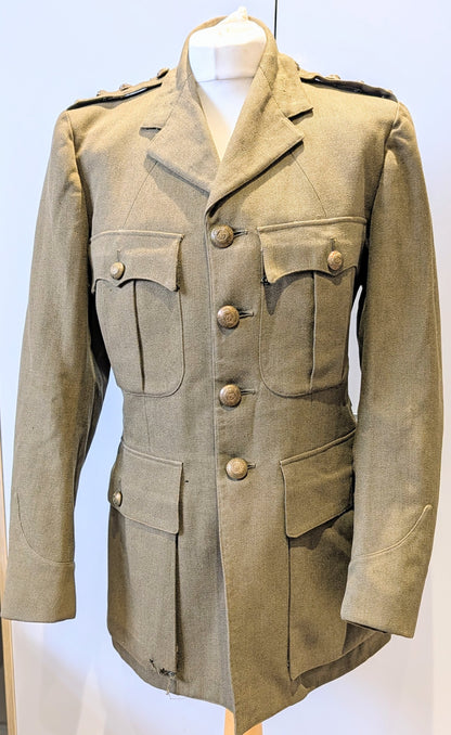 WW2 Royal Engineers Captain's Uniform Service Jacket 1941 Named