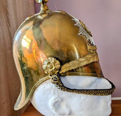 Beautiful Edwardian Essex Yeomanry Cavalry Officer Helmet 1871 Pattern