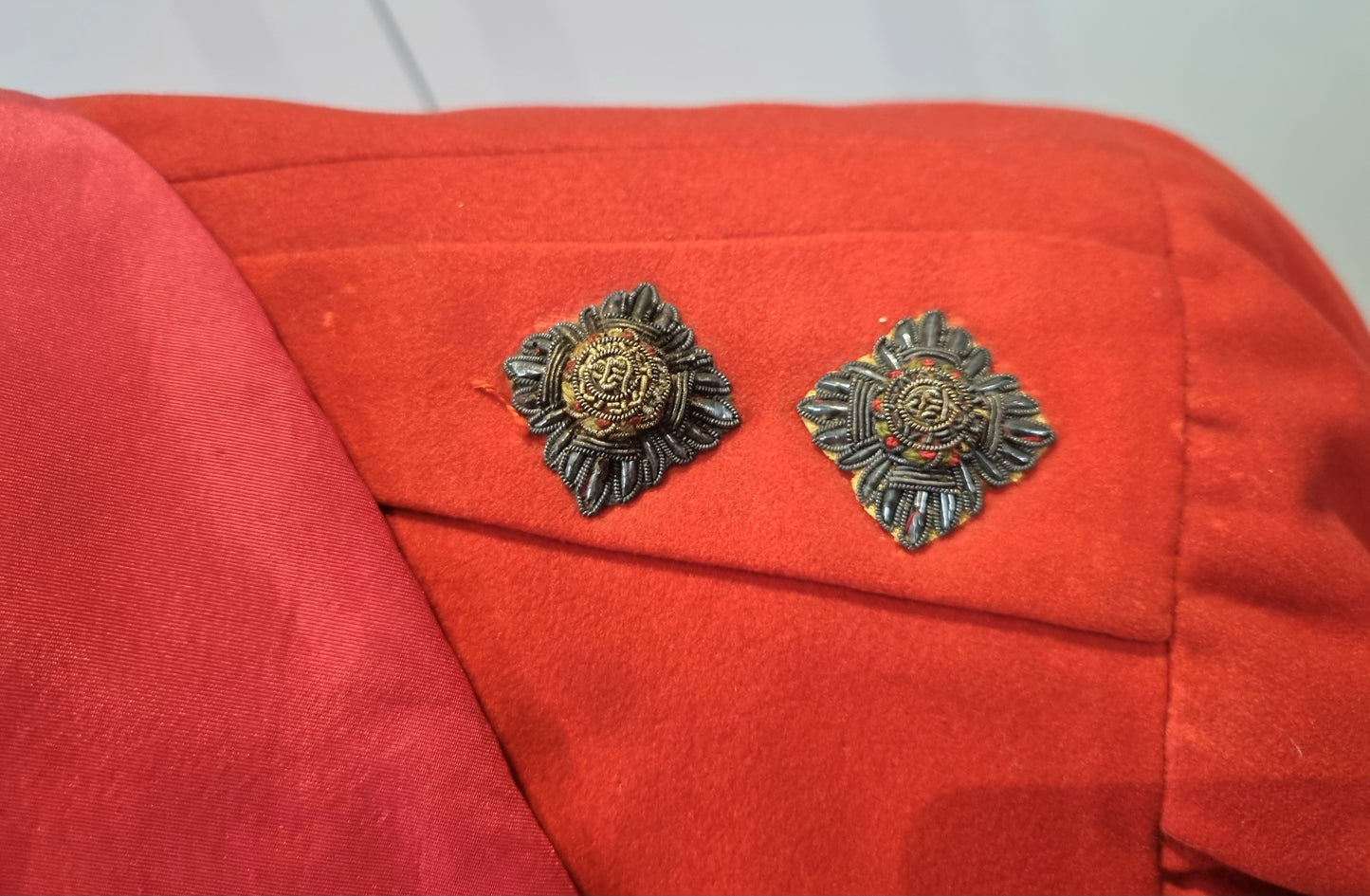 Lovely Victorian Durham Light Infantry Mess Jacket & Matching Waistcoat