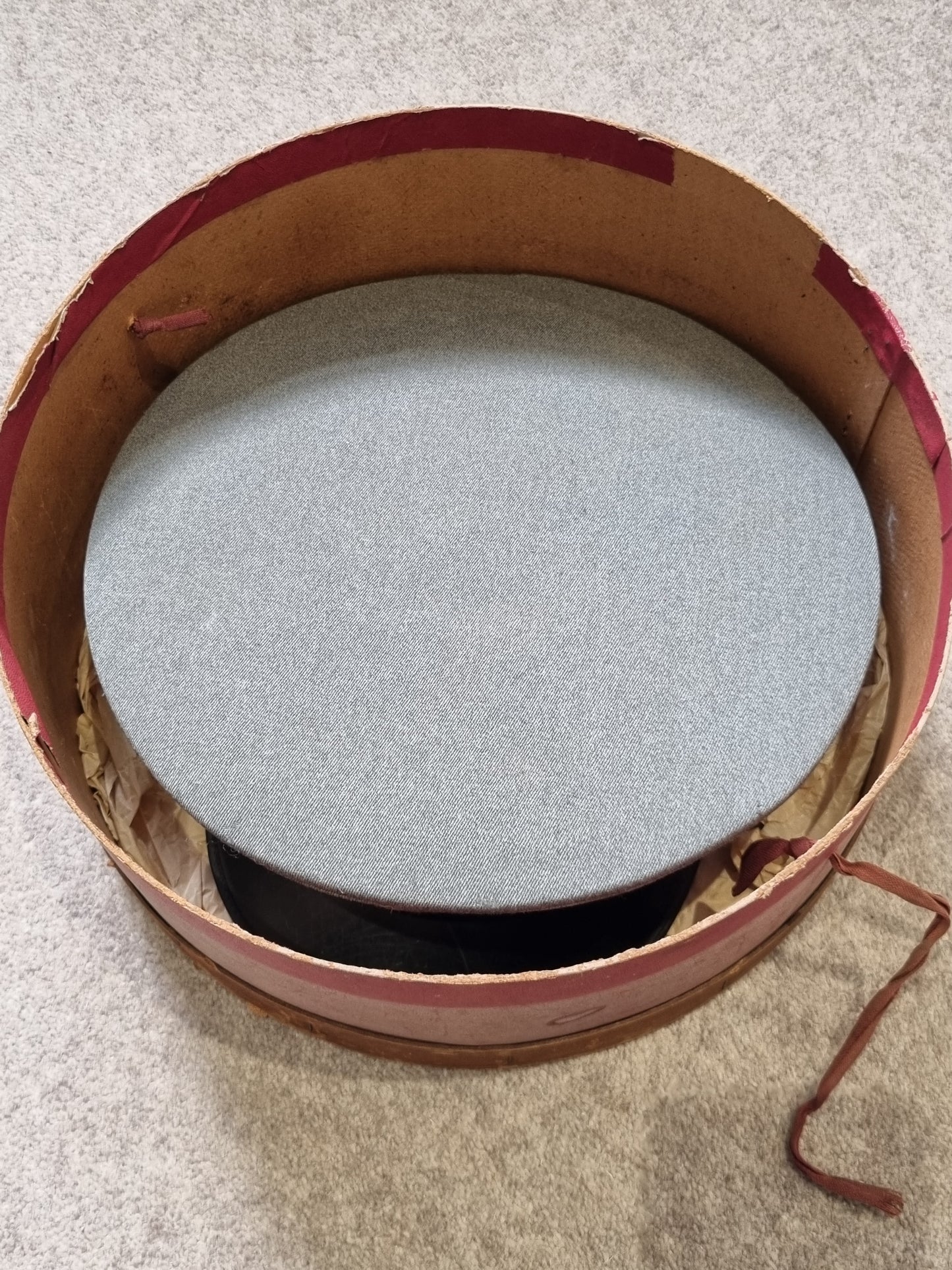 SOLD! WW2 Italian Major’s 15th Infantry Regiment M34 Visor Cap & Box