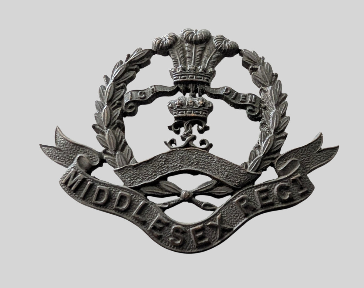 Middlesex Regiment Officer's Bronze Collar Badge
