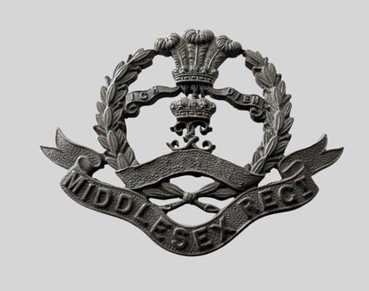 Middlesex Regiment Officer's Bronze Collar Badge