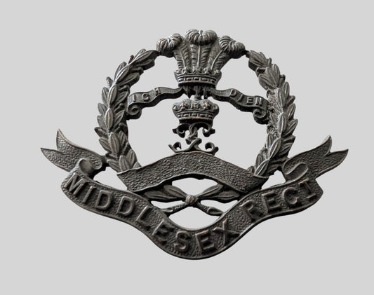 Middlesex Regiment Officer's Bronze Collar Badge