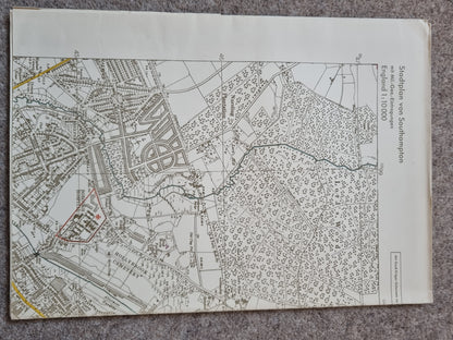 WW2 Operation Sealion German Invasion Map Folder & Objektbilder for South England