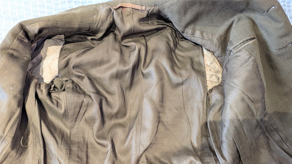 WW2 1939 British Army Royal Artillery 2nd Lieutenant Jacket Named