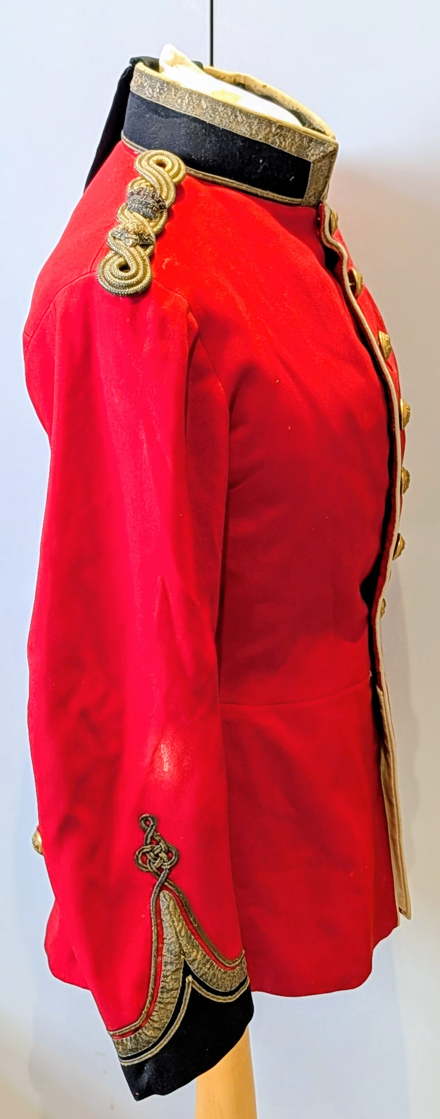Edwardian British Army Royal Welch Fusiliers Scarlet Tunic Lt Colonel