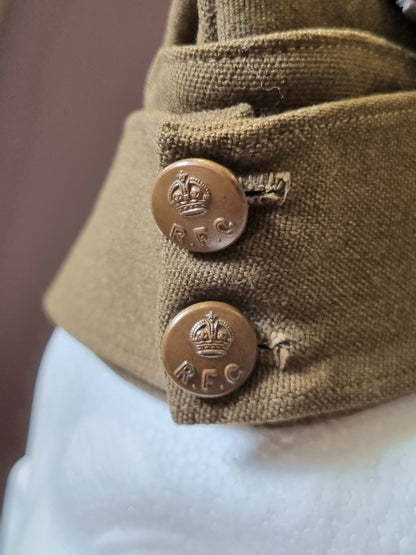 SOLD! Fantastic Rare WW1 Royal Flying Corps RFC Officers Side Cap Sidecap