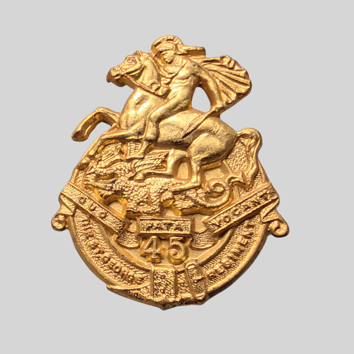 1953-60 Australian 45th Battalion (St George Regiment) Collar Badge