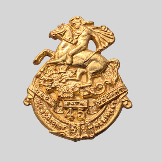 1953-60 Australian 45th Battalion (St George Regiment) Collar Badge
