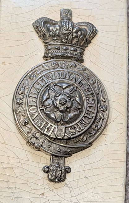 Victorian 1st Volunteer Battalion Royal Fusiliers Scarlet Jacket, Belt & Crossbelt Named to H R B Hickman