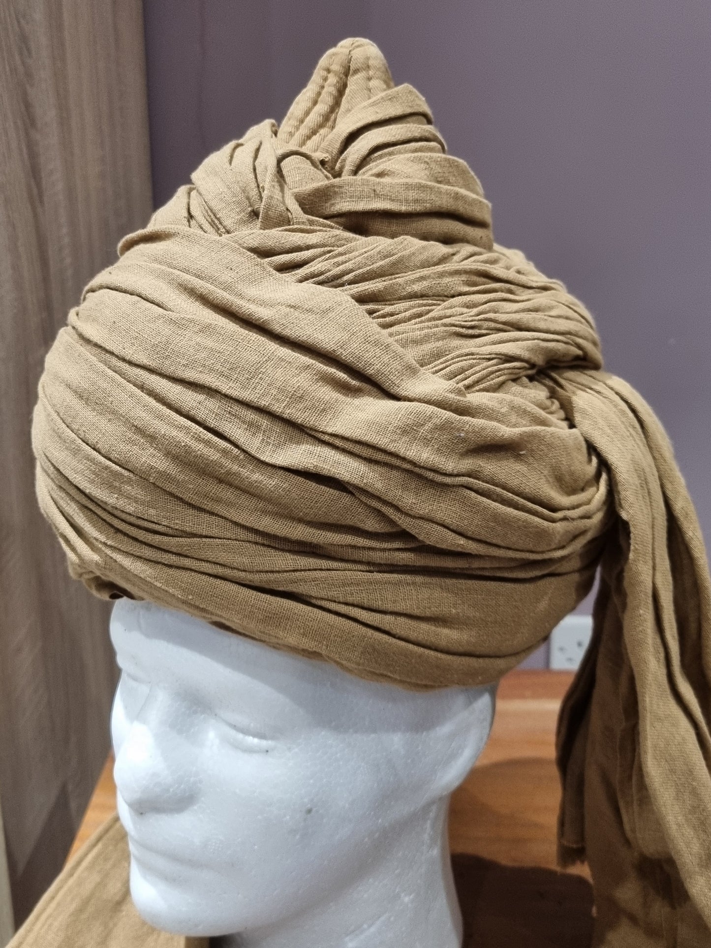 Very Rare WW2 Indian Army Sikh Khulla Pagri Turban