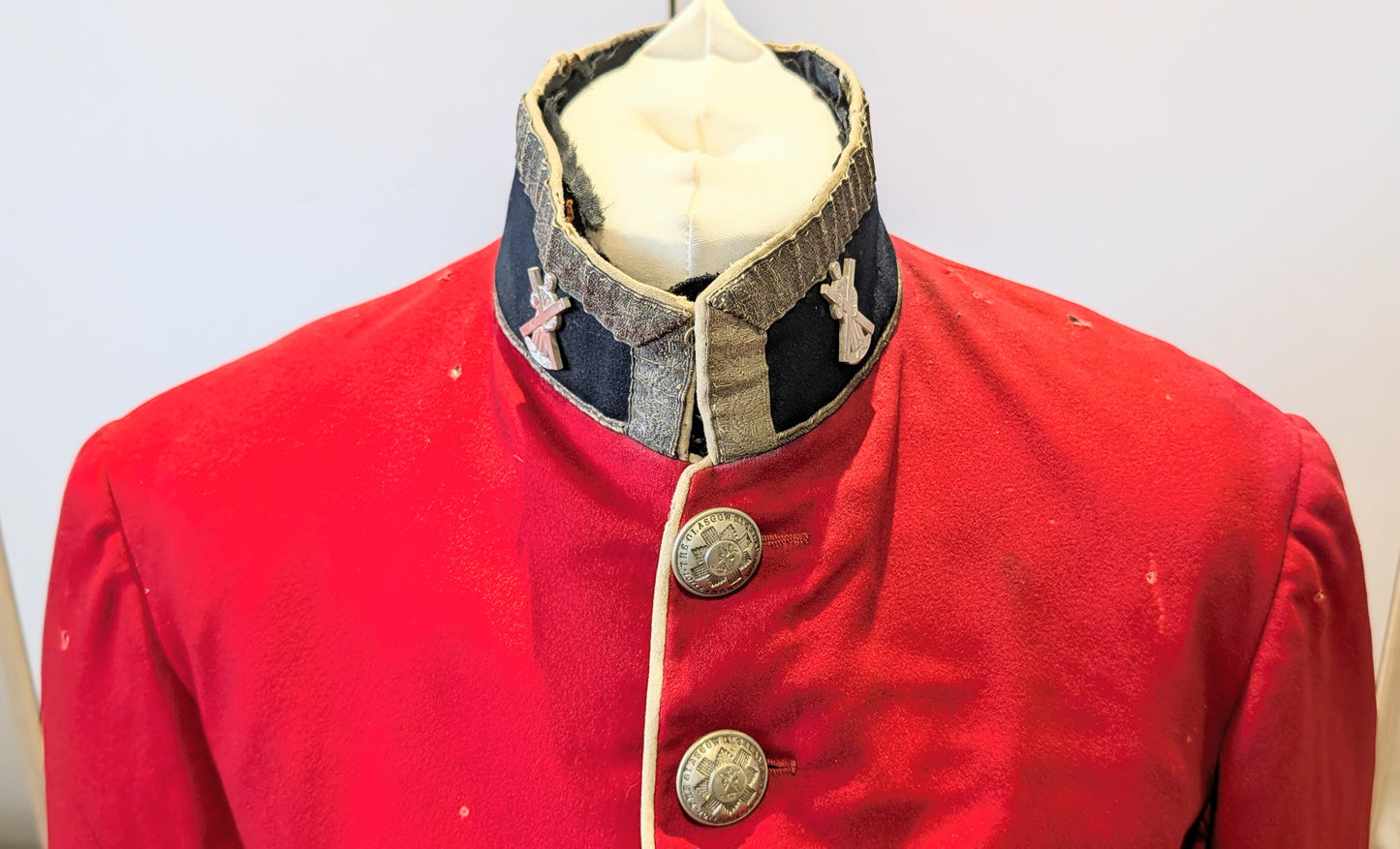 Victorian 10th Lanarkshire Glasgow Highlanders Officer's Doublet 1881