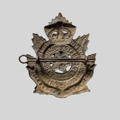 Canadian Cape Breton Highlanders Bimetal KC Cap Badge