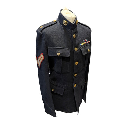 Pre 1953 Royal Marines Corporal's No1 Blue Dress Tunic WW2 Veteran