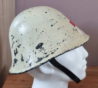 Rare WW2 Dutch Red Cross M34 Steel Helmet