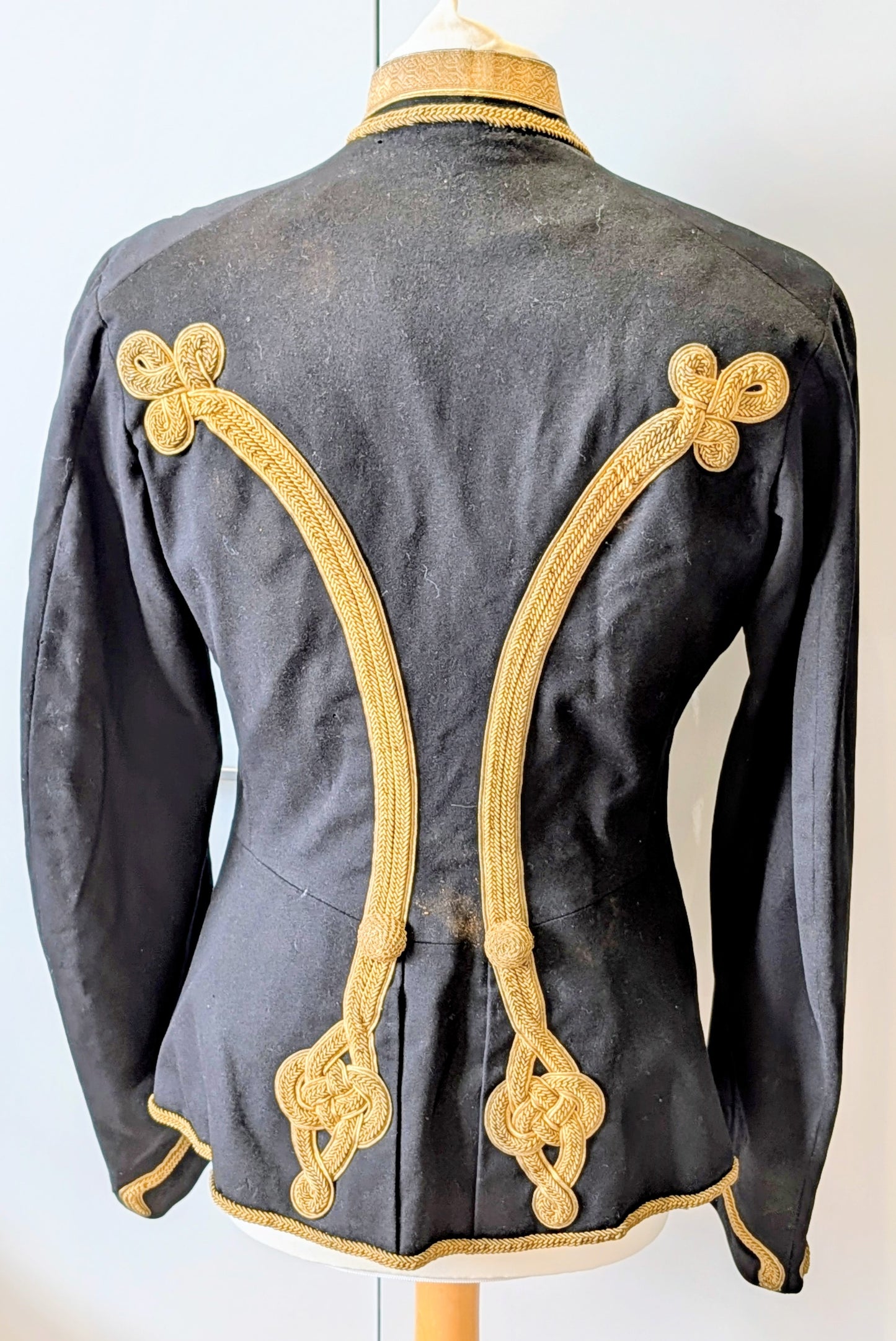 SOLD! Beautiful Victorian 11th Hussars Full Dress Frogged Jacket & Crossbelt 1870-80 Zulu War period