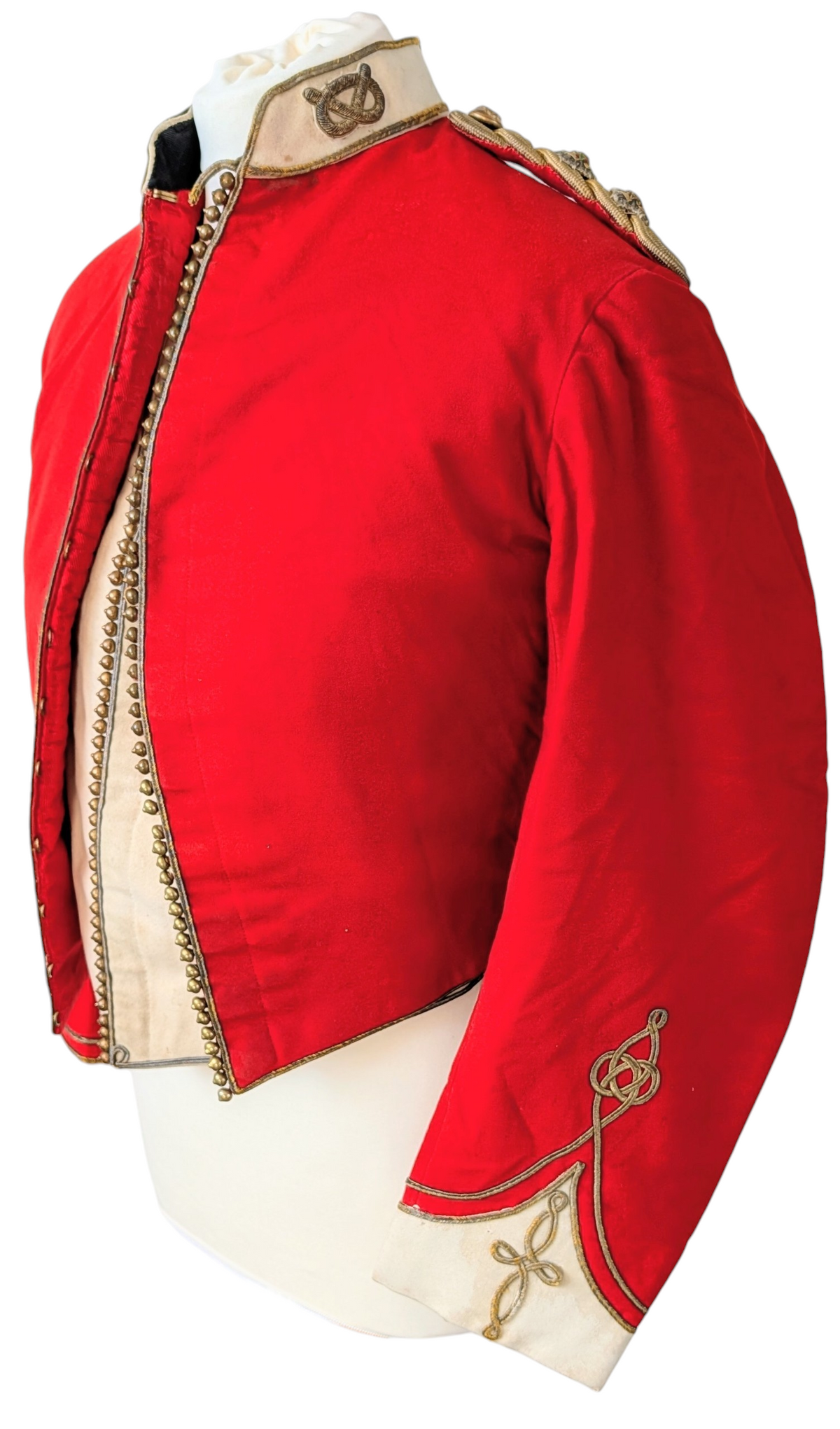 Victorian South Staffordshire Scarlet Undress Shell Jacket & Waistcoat