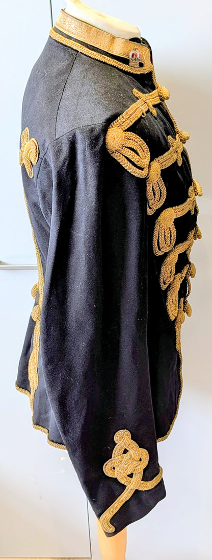 SOLD! Beautiful Victorian 11th Hussars Full Dress Frogged Jacket & Crossbelt 1870-80 Zulu War period