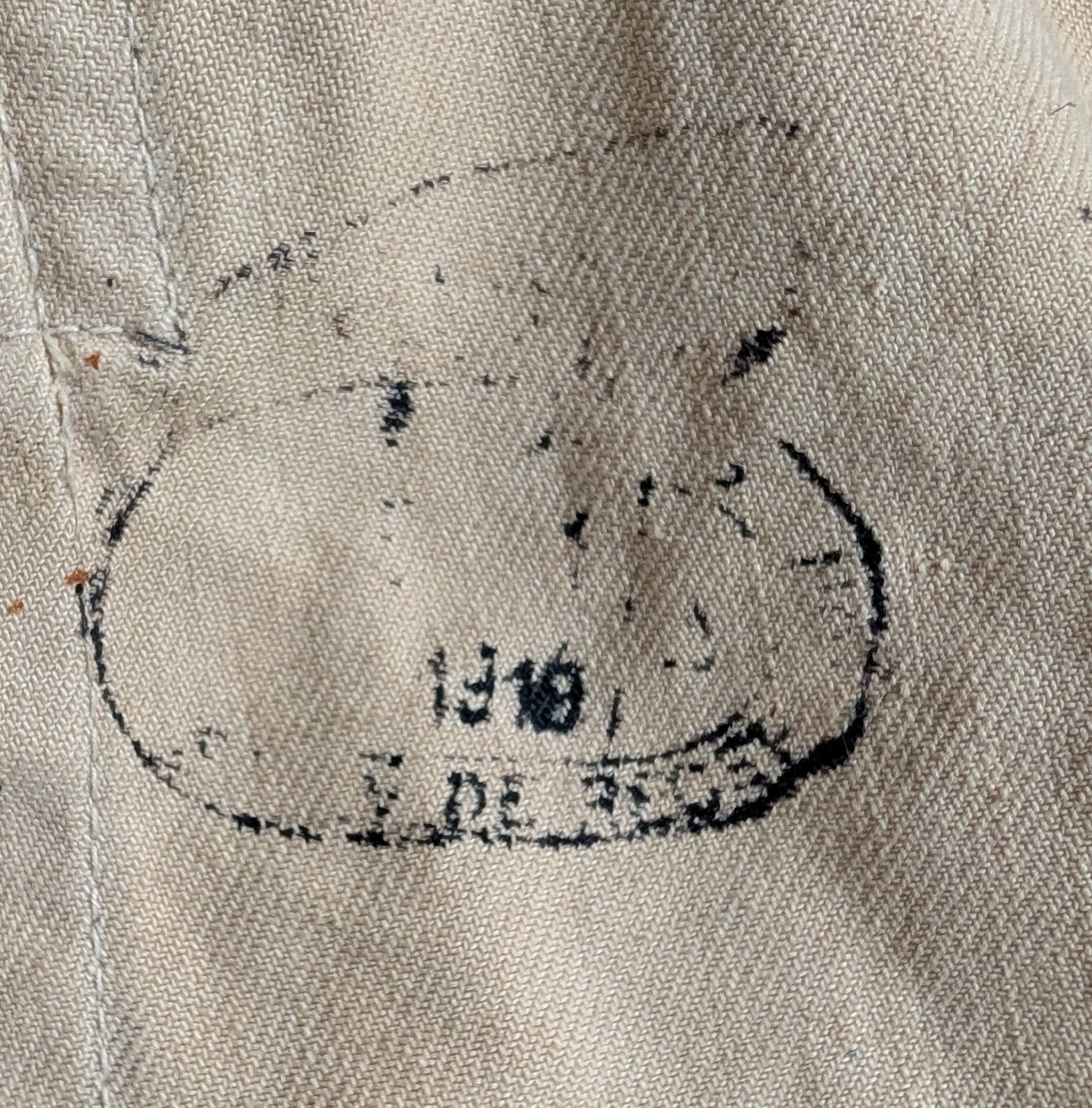 SOLD! WW1 French Army M1892 Musette bag / Haversack / Breadbag 1916 Dated