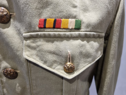 Rare WW1 Tropical KD Highland Light Infantry Uniform Cutaway Jacket Trews & Glengarry