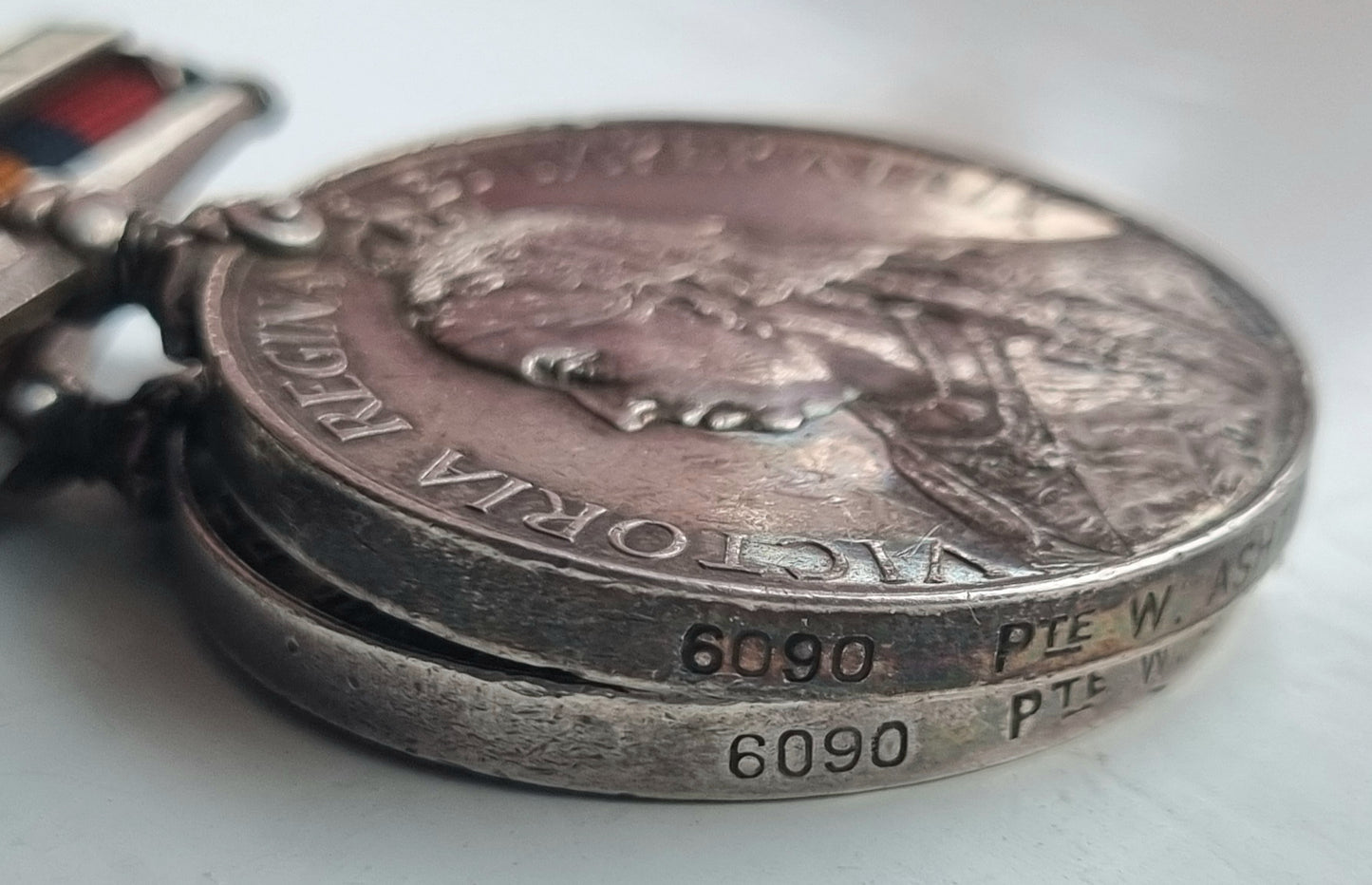 Boer War & WW1 British Army Medal Group to Sergeant Walter Ashton - 1st Manchester Regiment