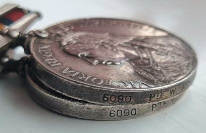 Boer War & WW1 British Army Medal Group to Sergeant Walter Ashton - 1st Manchester Regiment