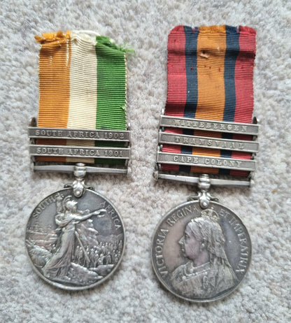Boer War & WW1 British Army Medal Group to Sergeant Walter Ashton - 1st Manchester Regiment