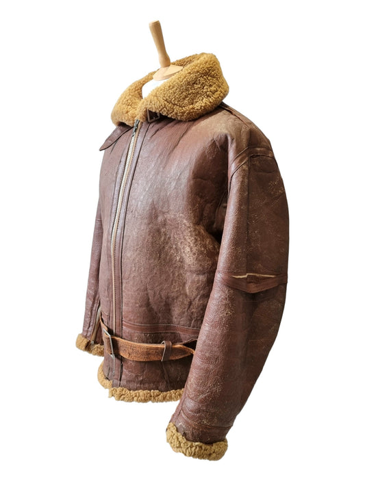 Fantastic Korean War Era 1950s RAF Irvin Sheepskin Flying Jacket