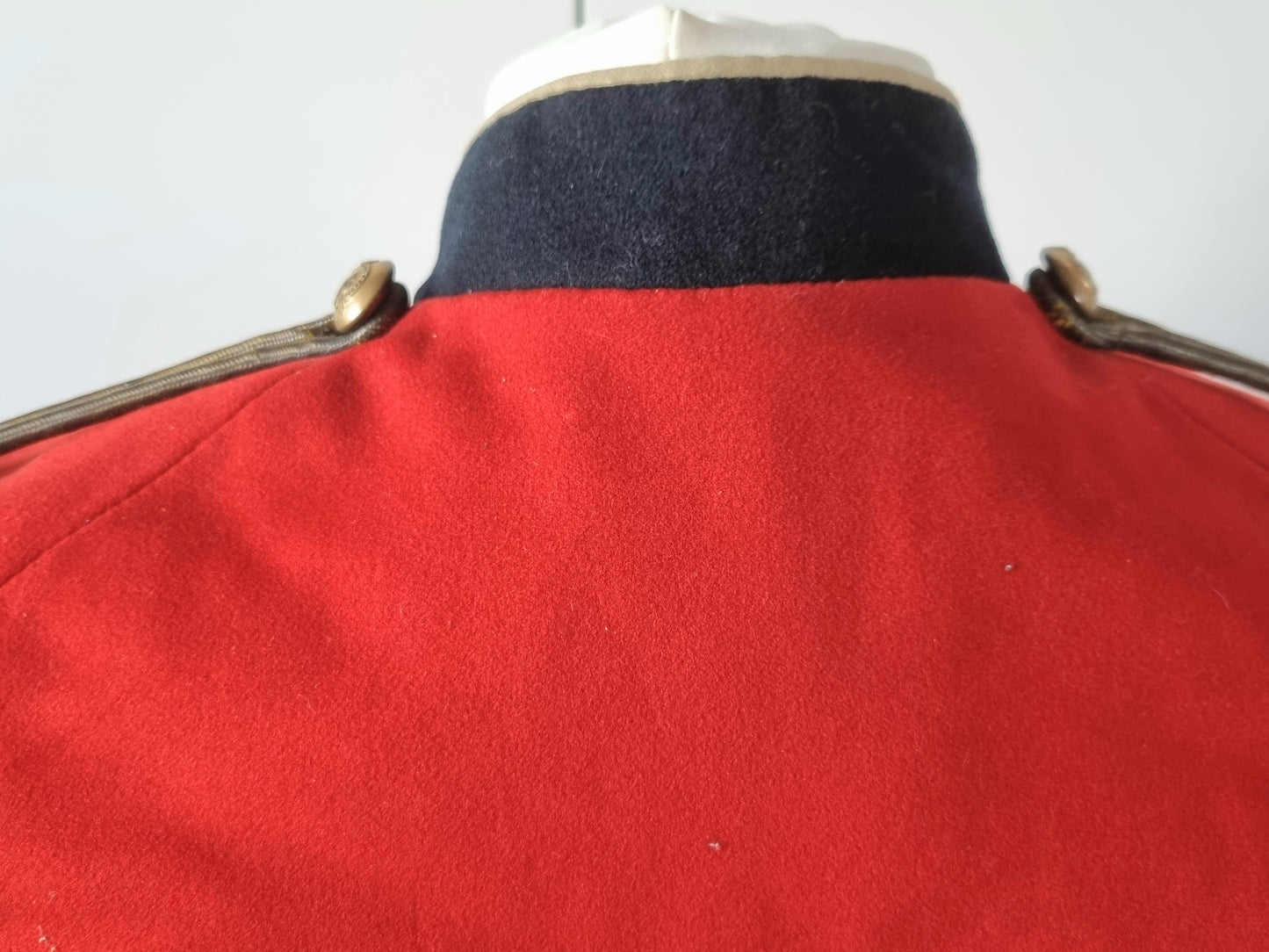 Victorian Boer War Era Colonel's Scarlet Mess Dress Jacket Dated 1901
