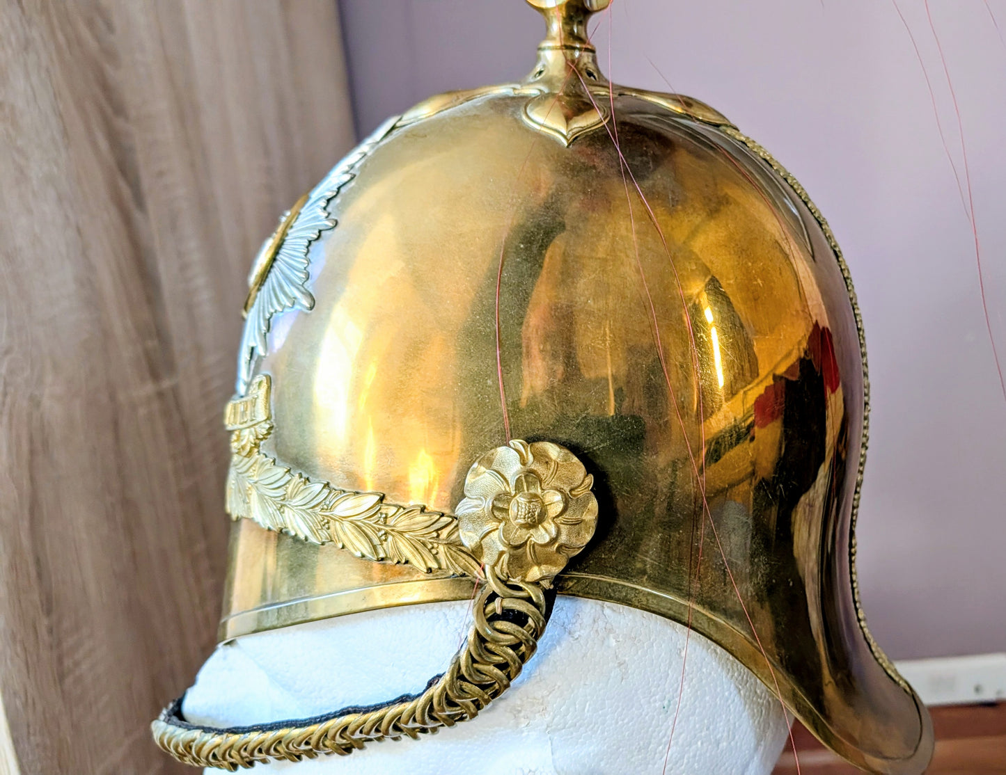 Beautiful Edwardian Essex Yeomanry Cavalry Officer Helmet 1871 Pattern