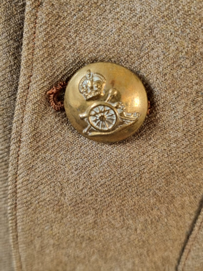 WW1 British Army 2nd Lieutenant Cuff Rank Uniform Jacket Royal Field Artillery (Made from Original Parts)