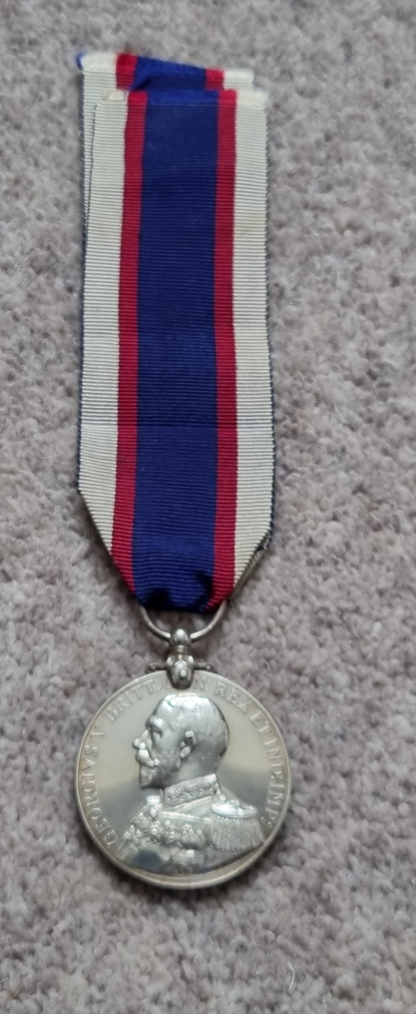 SOLD! WW1 British Navy Long Service Medal Quartet to J E Legard