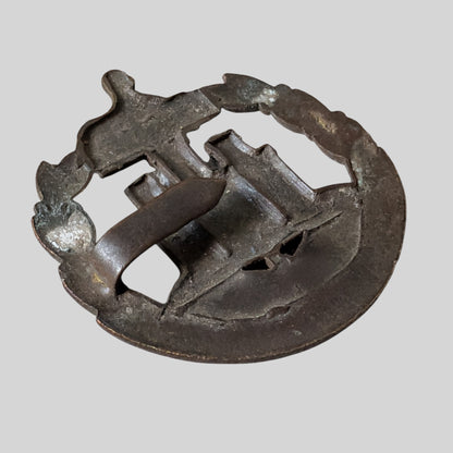 British Army Dorsetshire Regiment Bronzed Cap Badge