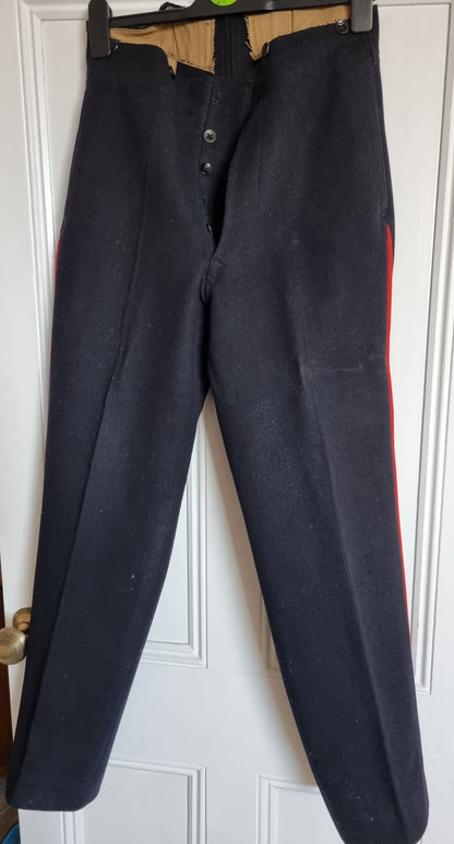 Pre-WW1 (Edwardian) Somerset Light Infantry Sergeant’s Scarlet Tunic & Trousers