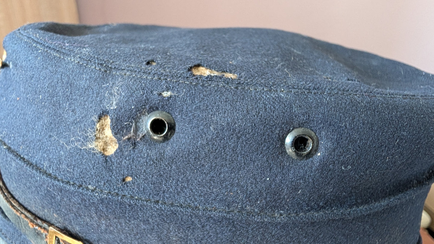 M1895 US Army Forage Cap 7th Infantry Company B New York Dated 1903