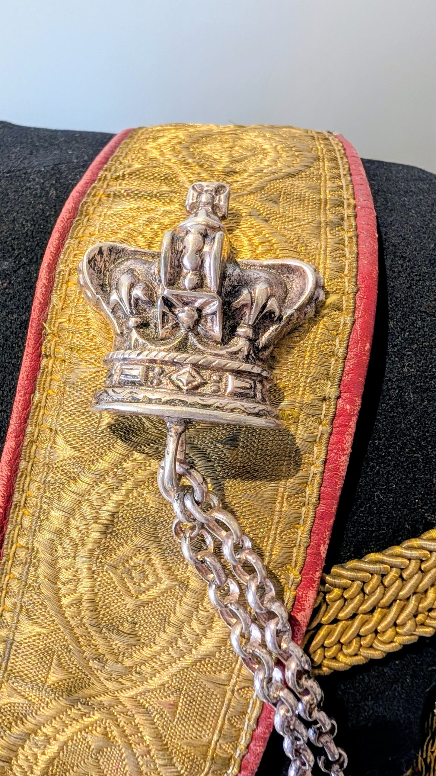 SOLD! Beautiful Victorian 11th Hussars Full Dress Frogged Jacket & Crossbelt 1870-80 Zulu War period