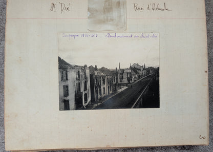 Unique WW1 French Army & Air Force Photo Album, Service Documents and Field Post Set to a Front Line Medic & Then Combat Pilot