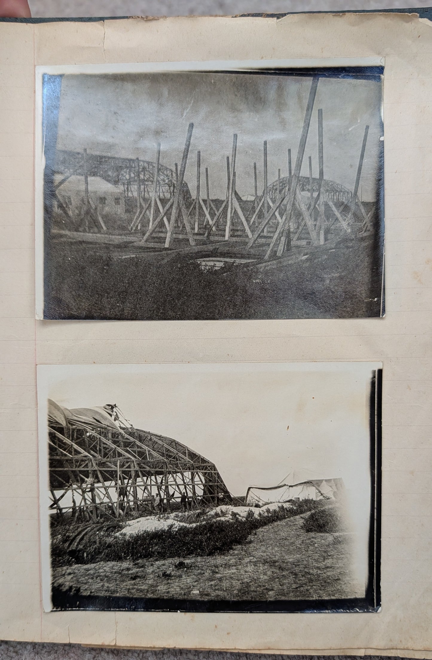 Unique WW1 French Army & Air Force Photo Album, Service Documents and Field Post Set to a Front Line Medic & Then Combat Pilot