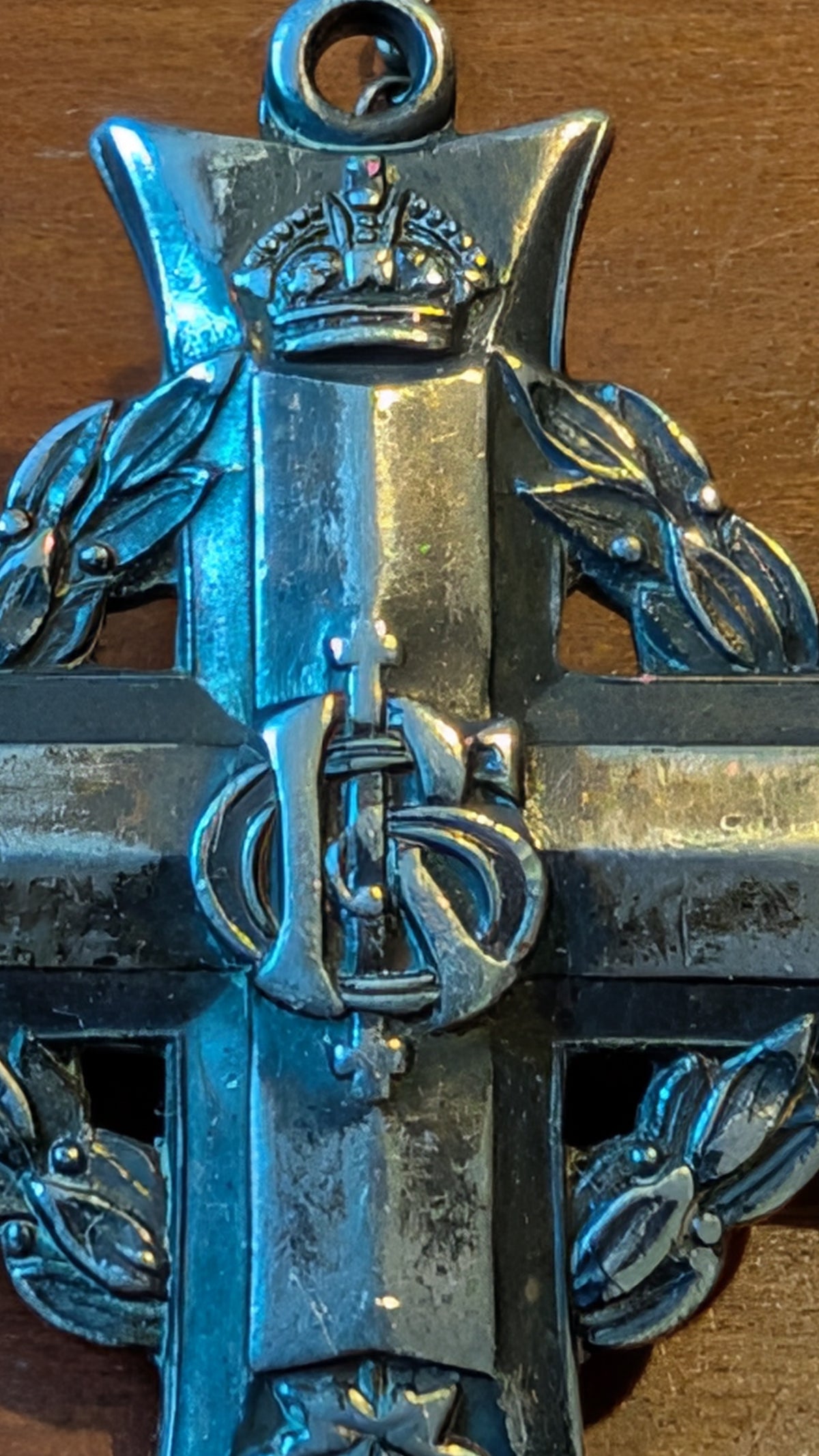 SOLD! WW1 Canadian Memorial Cross, Silver with chain 1914-18 - Pte J Downie